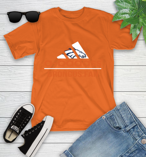 NFL A Badass Denver Broncos Fan Adidas Football Sports Youth T-Shirt 9