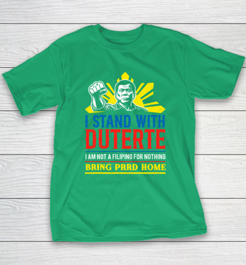 Support Duterte – Stand with Duterte Against ICC Charges Youth T-Shirt 4