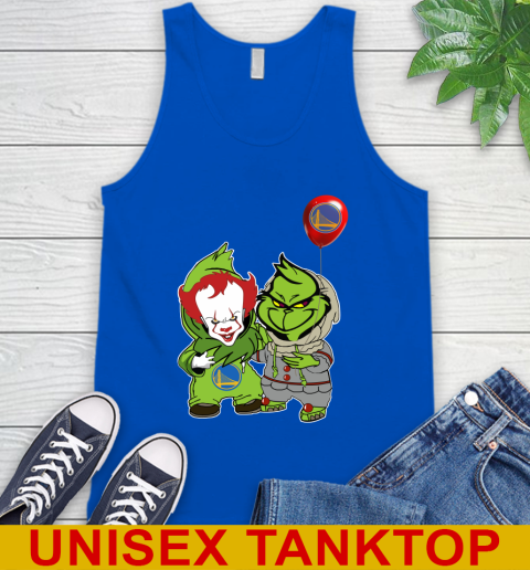 Golden State Warriors Baby Pennywise Grinch Christmas NBA Basketball Tank Top 5
