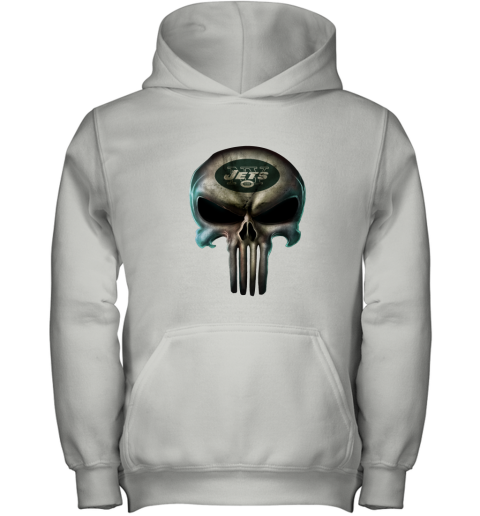 New York Jets The Punisher Mashup Football Youth Hoodie