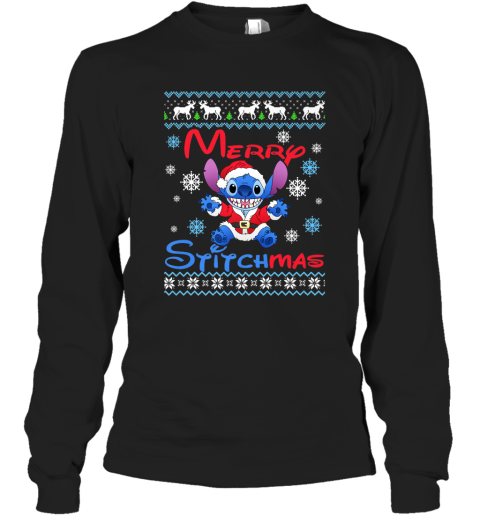 Merry Stitchmas Christmas Sweater Long Sleeve