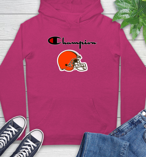 NFL Football Cleveland Browns Champion Shirt Hoodie 7