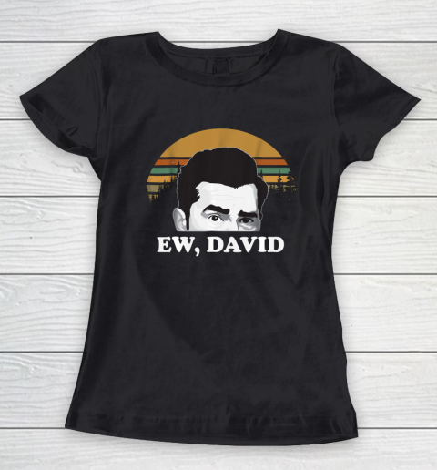 Oh My God Ew David Lover Christmas Vintage Funny Women's T-Shirt