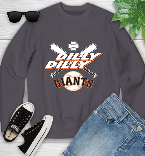 MLB San Francisco Giants Dilly Dilly Baseball Sports Youth Sweatshirt 6