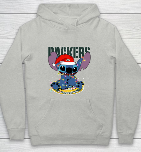 Green Bay Packers NFL Football noel stitch Christmas Youth Hoodie