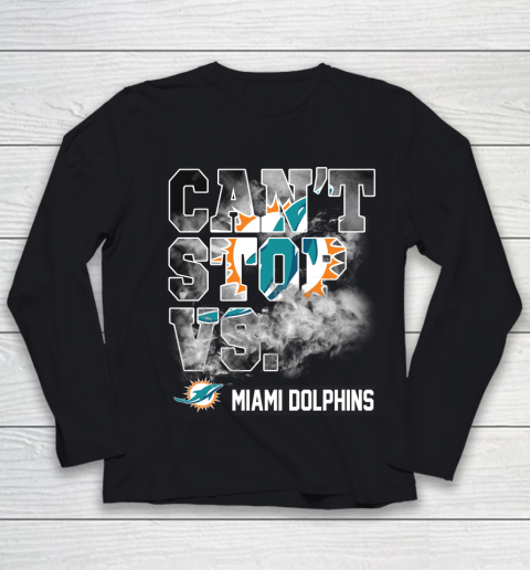 NFL Miami Dolphins Can't Stop Vs Youth Long Sleeve