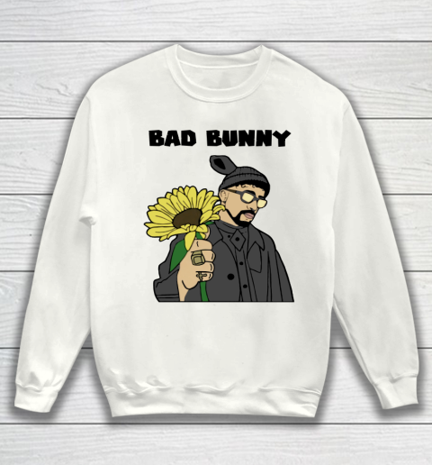 Sunshine flower Bad Bunny rapper gift for fans Sweatshirt