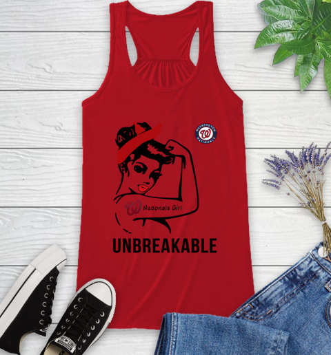 WASHINGTON NATIONALS MLB Toronto Blue Jays Girl Unbreakable Baseball Sports Racerback Tank 4
