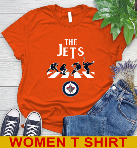 NHL Hockey Winnipeg Jets The Beatles Rock Band Shirt Women's T-Shirt 3
