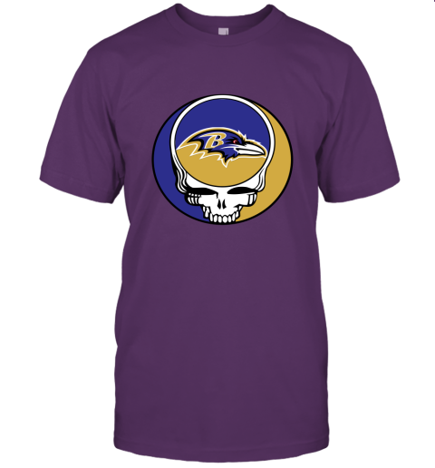 NFL Team Baltimore Ravens x Grateful Dead Unisex Jersey Tee