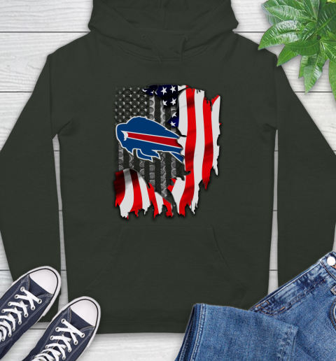 Buffalo Bills NFL Football American Flag Hoodie 12