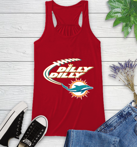NFL Miami Dolphins Dilly Dilly Football Sports Racerback Tank 6