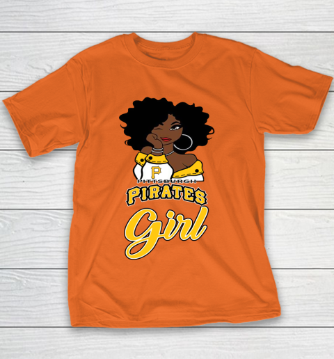 Pittsburgh Piratess Girl MLB Youth T-Shirt 7