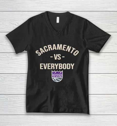 Sacramento Kings Vs Everybody V-Neck T-Shirt