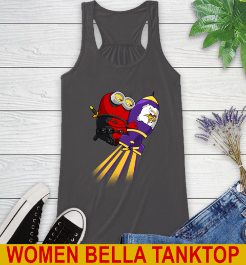 NFL Football Minnesota Vikings Deadpool Minion Marvel Shirt Racerback Tank 11 NFL Football Minnesota Vikings Deadpool Minion Marvel Shirt Racerback Tank - Image 11