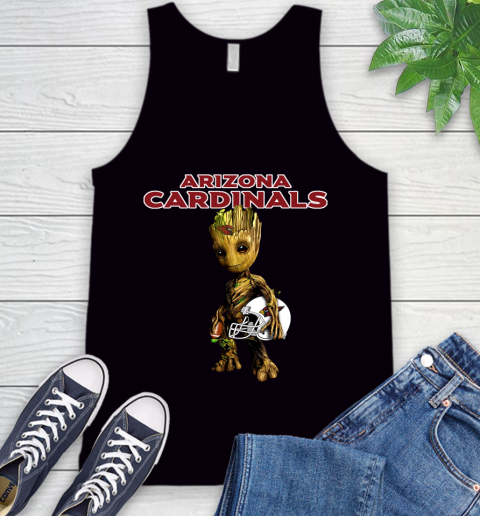 Arizona Cardinals NFL Football Groot Marvel Guardians Of The Galaxy Tank Top 2