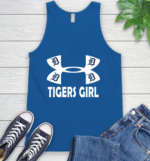 MLB Detroit Tigers Girl Under Armour Baseball Sports Tank Top 4