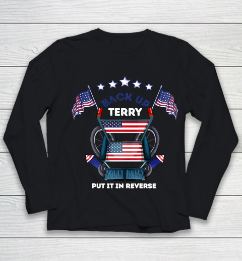 Back It Up Terry Fireworks Funny Put It In Reverse Youth Long Sleeve