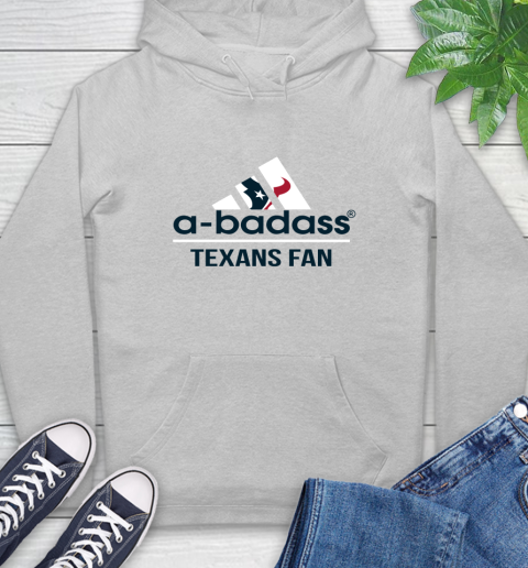 NFL A Badass Houston Texans Fan Adidas Football Sports Hoodie 6