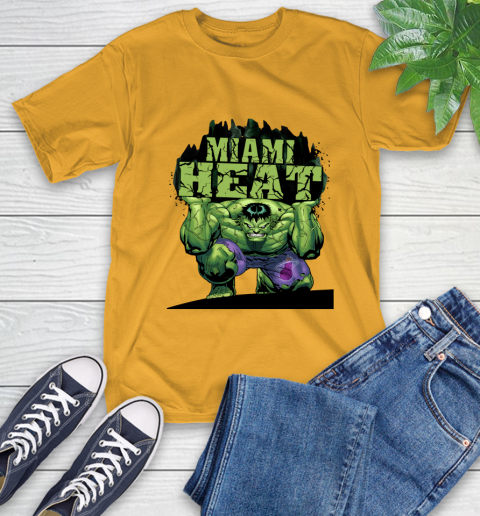 Miami Heat NBA Basketball Incredible Hulk Marvel Avengers Sports T-Shirt 3