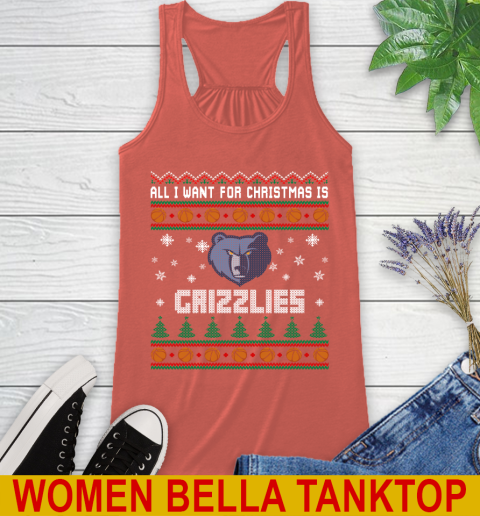 NBA All I Want For Christmas Is Memphis Grizzlies Basketball Sports 39
