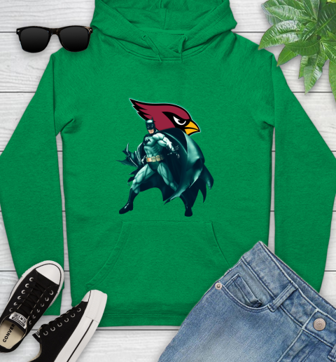 NFL Batman Football Sports Arizona Cardinals Youth Hoodie 7