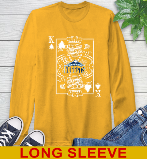 Denver Nuggets NBA Basketball The King Of Spades Death Cards Shirt Long Sleeve T-Shirt 2