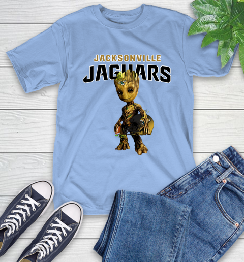 Jacksonville Jaguars NFL Football Groot Marvel Guardians Of The Galaxy T-Shirt 11
