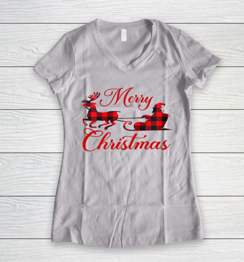 Merry Christmas Santa Women's V-Neck T-Shirt