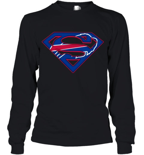 We Are Undefeatable The Buffalo Bills x Superman NFL Youth Long Sleeve