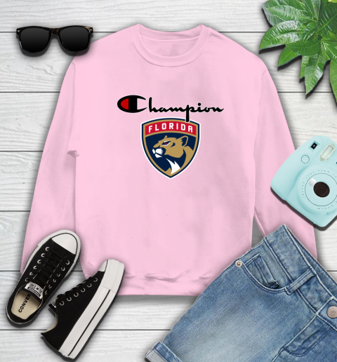 Champion sweater best sale light pink panther
