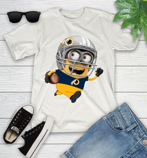 NFL Washington Redskins Minions Disney Football Sports Youth T-Shirt