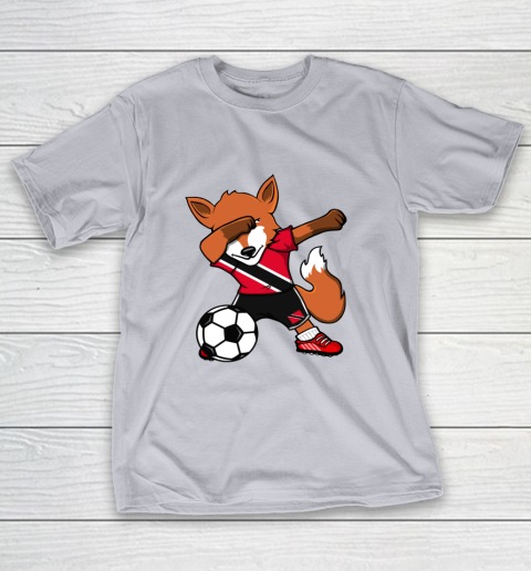 Dabbing Fox Trinidad and Tobago Soccer Fans Jersey Football T-Shirt 18