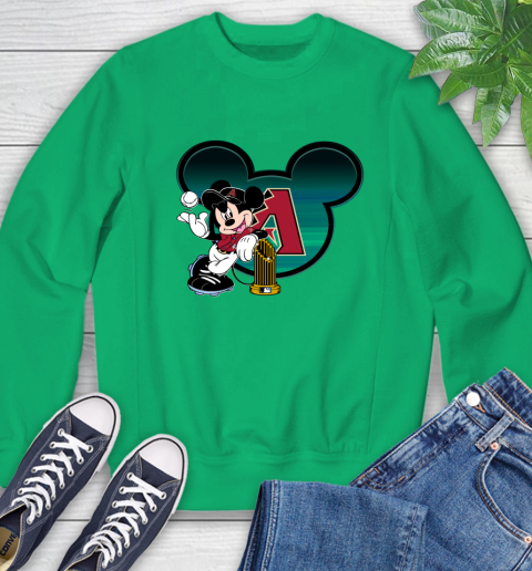 MLB Arizona Diamondbacks The Commissioner's Trophy Mickey Mouse Disney Sweatshirt 6