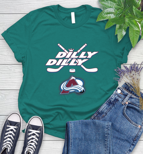 NHL Colorado Avalanche Dilly Dilly Hockey Sports Women's T-Shirt 12