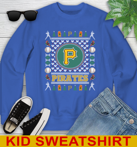 Pittsburgh Pirates Merry Christmas MLB Baseball Loyal Fan Youth Sweatshirt 6