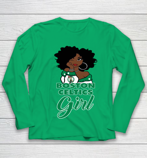 Boston Celtics Girl NBA Youth Long Sleeve 6