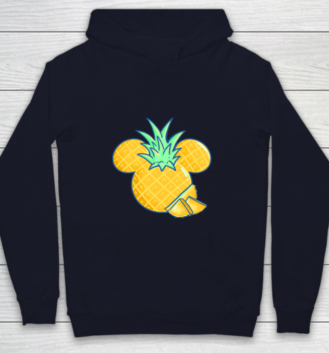 Disney Mickey Friends Mickey Pineapple Logo Youth Hoodie 2