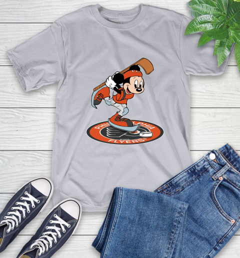 NHL Hockey Philadelphia Flyers Cheerful Mickey Disney Shirt T-Shirt 6