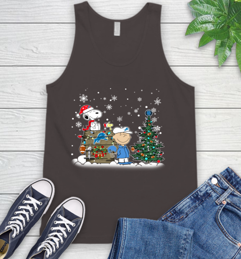 NFL Detroit Lions Snoopy Charlie Brown Christmas Football Super Bowl Sports Tank Top 6