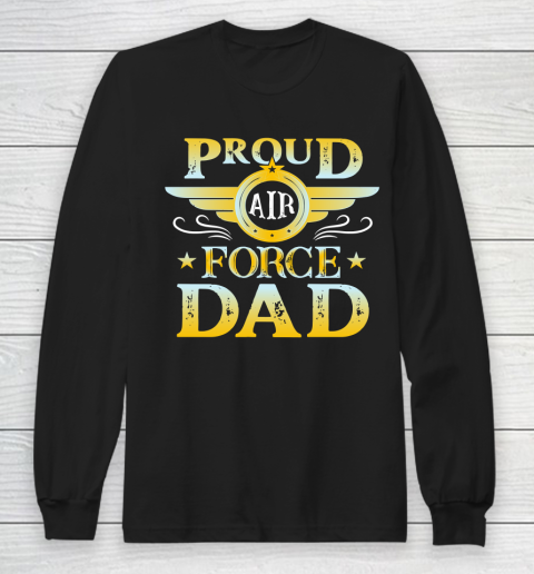 Veteran Shirt Proud Air Force Dad Long Sleeve T-Shirt
