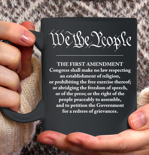 We The People  First Amendment Ceramic Mug 11oz 2