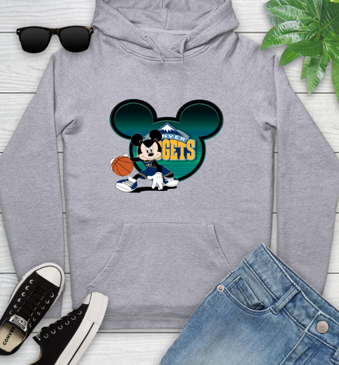 NBA Denver Nuggets Mickey Mouse Disney Basketball Youth Hoodie 6