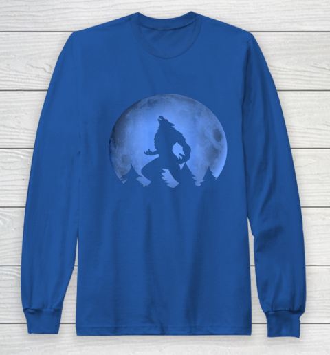 Werewolf Blue Moon wolf full moon on Halloween costume 2020 Long Sleeve T-Shirt 6