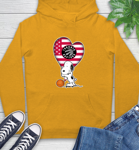 Toronto Raptors NBA Basketball The Peanuts Movie Adorable Snoopy Hoodie 3