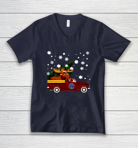 St.Louis Blues Bring Christmas Home NHL V-Neck T-Shirt 2
