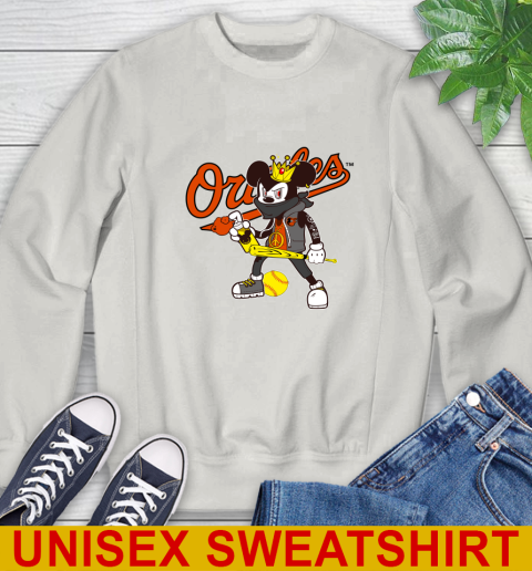 Baltimore Orioles MLB Baseball Mickey Peace Sign Sports Sweatshirt 12