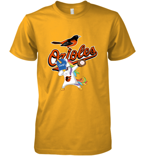 Hip Hop Dabbing Unicorn Flippin Love Baltimore Orioles Premium Men's T-Shirt