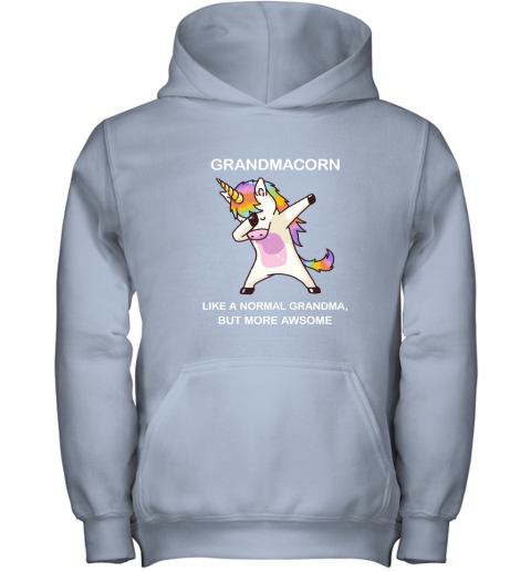 Unicorn Grandmacorn Dabbing Like A Normal Grandma But More Awesome Youth Hoodie