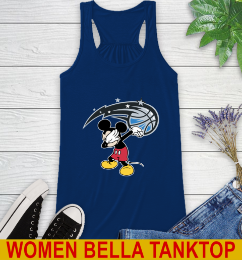 Orlando Magic NBA Basketball Dabbing Mickey Disney Sports Racerback Tank 9